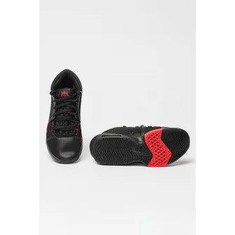Nike, Pantofi cu amortizare pentru baschet LeBron Witness 8, Rosu, Negru, Alb optic, 7