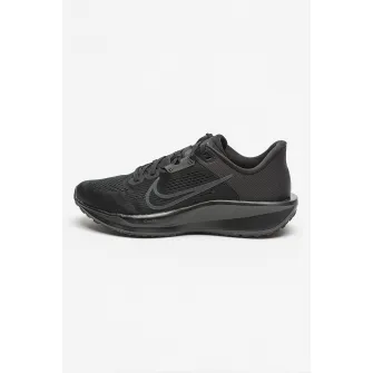 Nike, Pantofi cu detalii logo, pentru alergare Quest, Negru, 7