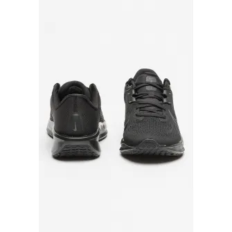 Nike, Pantofi cu detalii logo, pentru alergare Quest, Negru, 9