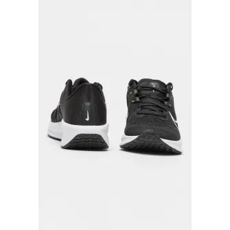 Nike, Pantofi cu detalii logo, pentru alergare Quest, Negru, Alb, 7