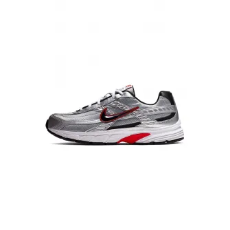 Nike, Pantofi sport cu detalii de piele Initiator, Negru, Argintiu, 9.5