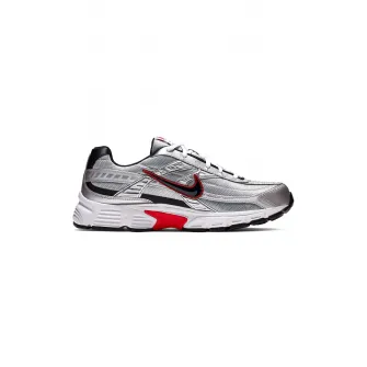 Nike, Pantofi sport cu detalii de piele Initiator, Negru, Argintiu, 9.5