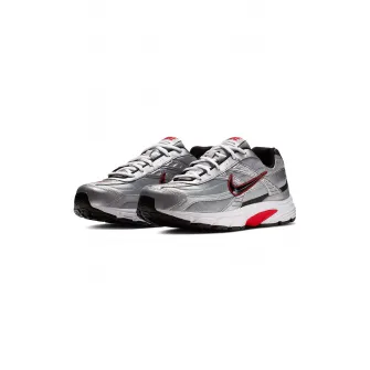 Nike, Pantofi sport cu detalii de piele Initiator, Negru, Argintiu, 9.5