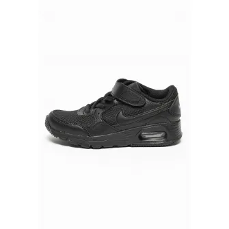 Nike, Pantofi sport cu detalii de piele si velcro Air Max SC, Negru, 28 EU