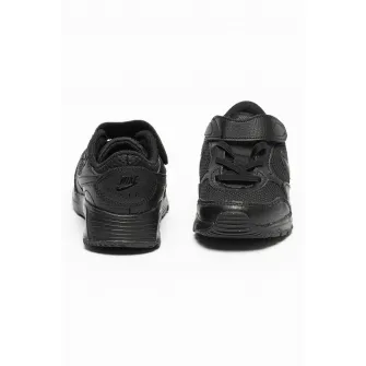 Nike, Pantofi sport cu detalii de piele si velcro Air Max SC, Negru, 28 EU