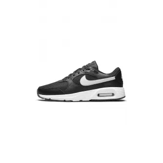 Nike, Pantofi sport cu garnituri de piele Air Max Sc, Negru, 11.5