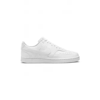 Nike, Pantofi sport de piele ecologica Court Vision Low Next Nature, Alb, 7