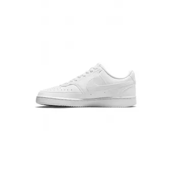 Nike, Pantofi sport de piele ecologica Court Vision Low Next Nature, Alb, 7