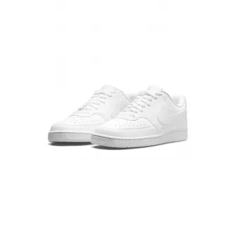 Nike, Pantofi sport de piele ecologica Court Vision Low Next Nature, Alb, 7