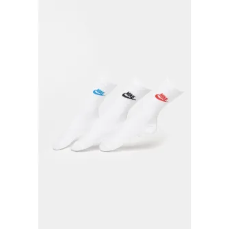 Nike, Set de sosete unisex Everyday Essential - 3 perechi, Alb, M