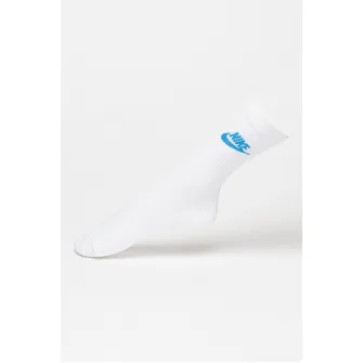Nike, Set de sosete unisex Everyday Essential - 3 perechi, Alb, M