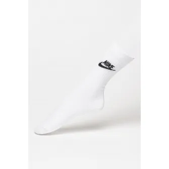 Nike, Set de sosete unisex Everyday Essential - 3 perechi, Alb, M