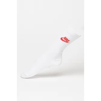 Nike, Set de sosete unisex Everyday Essential - 3 perechi, Alb, M