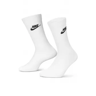 Nike, Set de sosete unisex Everyday Essential - 3 perechi, Alb, Negru stins, M