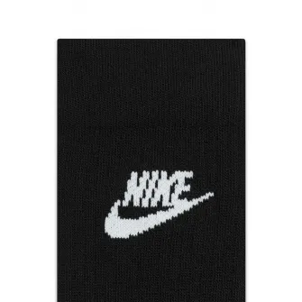 Nike, Set de sosete unisex Everyday Essential - 3 perechi, Negru, Alb murdar, S
