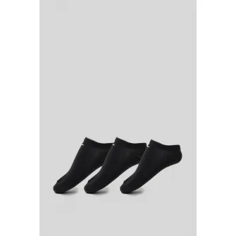 Nike, Set de sosete unisex foarte scurte, pentru alergare Dri-Fit - 3 perechi, Negru, M