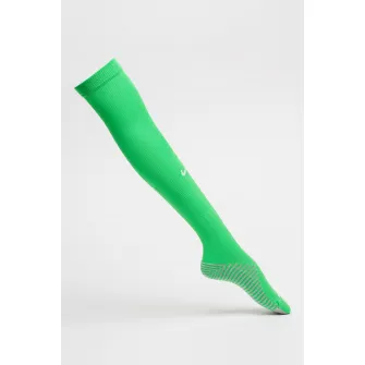 Nike, Sosete cu logo pentru fotbal, Verde electric, L