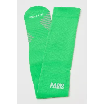 Nike, Sosete cu logo pentru fotbal, Verde electric, L