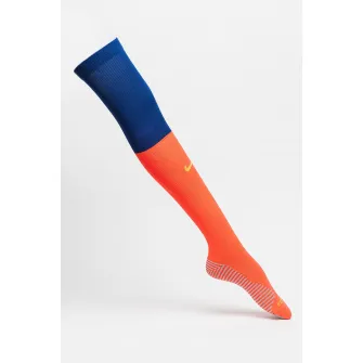 Nike, Sosete inalte peste genunchi pentru fotbal, Gri, Corai, Albastru, L