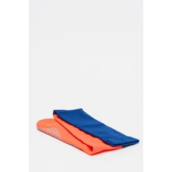 Nike, Sosete inalte peste genunchi pentru fotbal, Gri, Corai, Albastru, L
