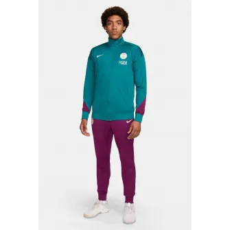 Nike, Trening cu detalii logo si garnituri contrastante pentru fotbal PSG, Visiniu, Verde persan, XL