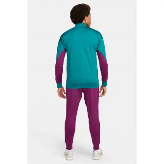 Nike, Trening cu detalii logo si garnituri contrastante pentru fotbal PSG, Visiniu, Verde persan, XL