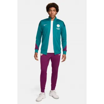 Nike, Trening cu detalii logo si garnituri contrastante pentru fotbal PSG, Visiniu, Verde persan, XL