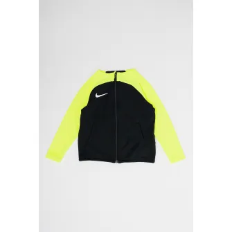Nike, Trening cu tehnologie Dri-FIT, pentru fotbal Academy, Negru, Verde neon, 110-116 CM