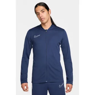 Nike, Trening cu tehnologie Dri-Fit si logo pentru fotbal, Alb, Albastru inchis, M