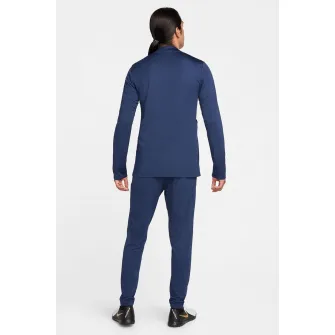 Nike, Trening cu tehnologie Dri-Fit si logo pentru fotbal, Alb, Albastru inchis, M