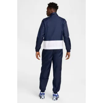 Nike, Trening din nailon cu segmente contrastante, Albastru royal, Bleumarin, M