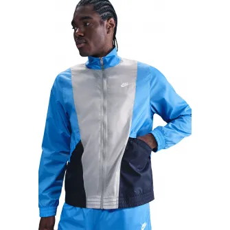 Nike, Trening relaxed fit cu buzunare, Gri deschis, Albastru royal, Bleumarin, 2XL