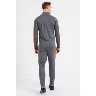 Nike, Trening slim fit cu Dri-FIT pentru fotbal Academy, Portocaliu stins, Gri inchis, S
