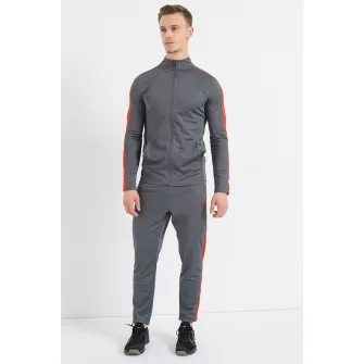 Nike, Trening slim fit cu Dri-FIT pentru fotbal Academy, Portocaliu stins, Gri inchis, S