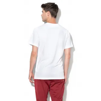 Nike, Tricou cu imprimeu logo Icon Futura, Negru, Alb, L