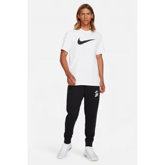 Nike, Tricou cu logo Icon Swoosh, Alb, 2XL