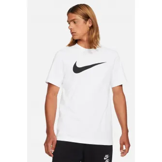 Nike, Tricou cu logo Icon Swoosh, Alb, 2XL