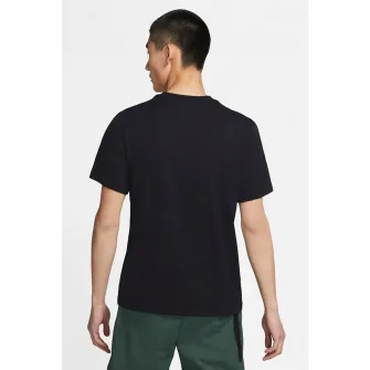Nike, Tricou cu logo Icon Swoosh, Negru, S