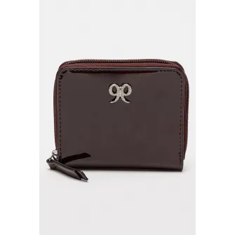 NINE WEST, Portofel cu aspect lacuit Ellora, Violet tyrian