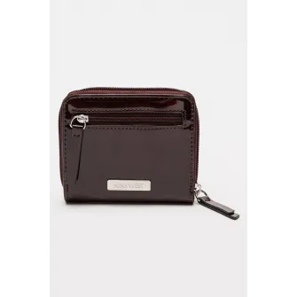 NINE WEST, Portofel cu aspect lacuit Ellora, Violet tyrian