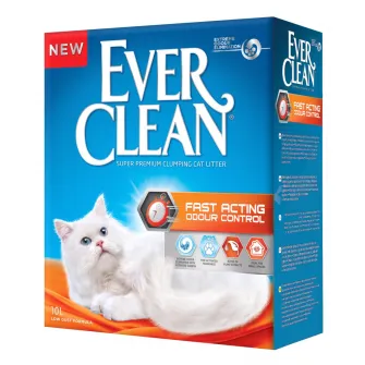 Nisip litiera Ever Clean Fast Acting, ideal pentru spatii mici, 10L