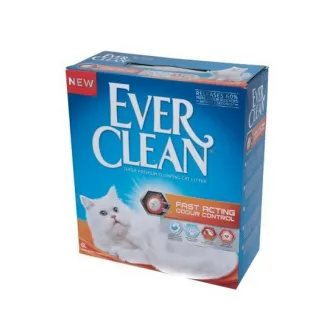 Nisip litiera Ever Clean Fast Acting, ideal pentru spatii mici, 6L