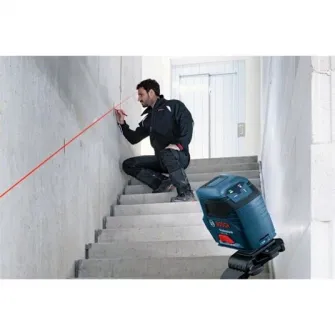 Nivela laser cu linii Bosch Professional GLL 2-10, 10 m, ± 0.3 mm/m precizie, 650 nm dioda laser, IP 54, ± 4° domeniu de autonivelare