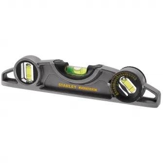 Nivela Magnetica Torpedo Fatmax Pro, 3 fiole, bula reglabila, corp aluminiu, 25 cm