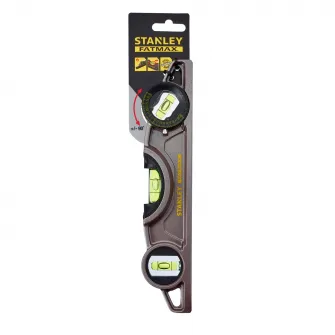 Nivela Magnetica Torpedo Fatmax Pro, 3 fiole, bula reglabila, corp aluminiu, 25 cm