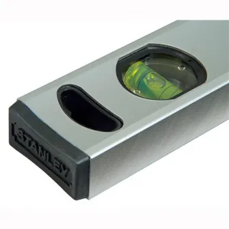 Nivela Stanley Classic magnetica, 2 fiole, corp aluminiu, 40cm