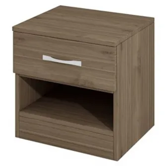 Noptiera Irim Faust, 30x35,5x41 cm, 1 sertar, culoare Nuc Amiral