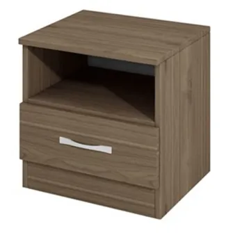 Noptiera Irim Faust, 30x35,5x41 cm, 1 sertar, culoare Nuc Amiral