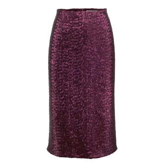 Noria Anis, Fusta creion cu paiete, Violet, 38