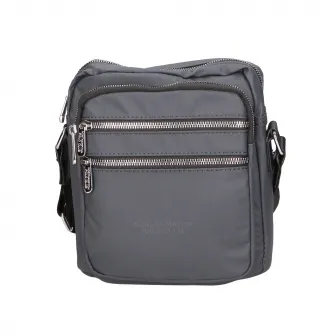 Northampton Polo Club, Geanta crossbody cu buzunare exterioare, Grey
